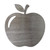 Apple 2 Steel Cutout Shape, Raw Metal Wall Art and Craft Supply