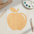 Apple 5 Wood Cutout for Crafts, Unfinished Baltic Birch Craft Shape
