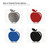 Apple 5 Steel Cutout Shape, Raw Metal Wall Art and Craft Supply