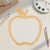 Apple 6 Wood Cutout for Crafts, Unfinished Baltic Birch Craft Shape