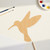 Hummingbird 5 Wood Cutout for Crafts, Unfinished Baltic Birch Craft Shape