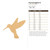 Hummingbird 5 Wood Cutout for Crafts, Unfinished Baltic Birch Craft Shape