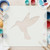 Hummingbird 5 Reusable Mylar Stencil, 10 mil Plastic Paint Stencil for Crafts and Decor