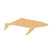 Humpback Whale 2 Wood Cutout for Crafts, Unfinished Baltic Birch Craft Shape