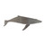 Humpback Whale 2 Steel Cutout Shape, Raw Metal Wall Art and Craft Supply