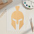 Spartan Helmet Bold Wood Cutout for Crafts, Unfinished Baltic Birch Craft Shape
