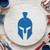 Spartan Helmet Bold Reusable Mylar Stencil, 10 mil Plastic Paint Stencil for Crafts and Decor
