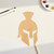 Spartan Helmet Connected Crest Wood Cutout for Crafts, Unfinished Baltic Birch Craft Shape