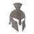 Spartan Helmet Connected Crest Steel Cutout Shape, Raw Metal Wall Art and Craft Supply