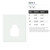 Apron 2 Reusable Mylar Stencil, 10 mil Plastic Paint Stencil for Crafts and Decor