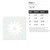 Daisy 3 Reusable Mylar Stencil, 10 mil Plastic Paint Stencil for Crafts and Decor