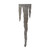 Icicle Steel Cutout Shape, Raw Metal Wall Art and Craft Supply