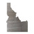 Idaho Steel Cutout Shape, Raw Metal Wall Art and Craft Supply