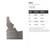 Idaho Steel Cutout Shape, Raw Metal Wall Art and Craft Supply
