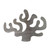 Coral Steel Cutout Shape, Raw Metal Wall Art and Craft Supply