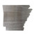 Arkansas Steel Cutout Shape, Raw Metal Wall Art and Craft Supply