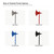 Axe 3 Steel Cutout Shape, Raw Metal Wall Art and Craft Supply