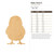 Baby Chick 2 Wood Cutout for Crafts, Unfinished Baltic Birch Craft Shape