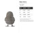 Baby Chick 2 Steel Cutout Shape, Raw Metal Wall Art and Craft Supply