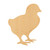 Baby Chick 3 Wood Cutout for Crafts, Unfinished Baltic Birch Craft Shape