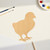 Baby Chick 3 Wood Cutout for Crafts, Unfinished Baltic Birch Craft Shape