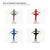 Ballerina 3 Steel Cutout Shape, Raw Metal Wall Art and Craft Supply