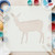 Doe 2 Reusable Mylar Stencil, 10 mil Plastic Paint Stencil for Crafts and Decor