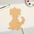 Dog 2 Wood Cutout for Crafts, Unfinished Baltic Birch Craft Shape