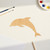 Dolphin 2 Wood Cutout for Crafts, Unfinished Baltic Birch Craft Shape