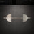 Barbell Steel Cutout Shape, Raw Metal Wall Art and Craft Supply