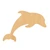 Dolphin 3 Wood Cutout for Crafts, Unfinished Baltic Birch Craft Shape