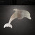 Dolphin 3 Steel Cutout Shape, Raw Metal Wall Art and Craft Supply