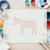 Donkey 2 Reusable Mylar Stencil, 10 mil Plastic Paint Stencil for Crafts and Decor