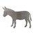 Donkey 2 Steel Cutout Shape, Raw Metal Wall Art and Craft Supply