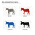 Donkey 2 Steel Cutout Shape, Raw Metal Wall Art and Craft Supply
