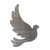 Dove 2 Steel Cutout Shape, Raw Metal Wall Art and Craft Supply