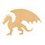 Dragon 5 Wood Cutout for Crafts, Unfinished Baltic Birch Craft Shape