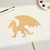 Dragon 5 Wood Cutout for Crafts, Unfinished Baltic Birch Craft Shape