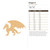 Dragon 5 Wood Cutout for Crafts, Unfinished Baltic Birch Craft Shape