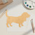 Basset Hound 2 Wood Cutout for Crafts, Unfinished Baltic Birch Craft Shape