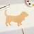 Basset Hound 2 Wood Cutout for Crafts, Unfinished Baltic Birch Craft Shape