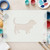 Basset Hound 2 Reusable Mylar Stencil, 10 mil Plastic Paint Stencil for Crafts and Decor