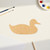 Duck 9 Wood Cutout for Crafts, Unfinished Baltic Birch Craft Shape
