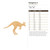 Kangaroo 2 Wood Cutout for Crafts, Unfinished Baltic Birch Craft Shape