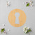 Key Hole 2 Wood Cutout for Crafts, Unfinished Baltic Birch Craft Shape