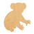 Koala Bear 2 Wood Cutout for Crafts, Unfinished Baltic Birch Craft Shape