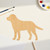 Labrador 2 Wood Cutout for Crafts, Unfinished Baltic Birch Craft Shape