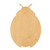 Ladybug Wood Cutout for Crafts, Unfinished Baltic Birch Craft Shape