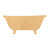 Bathtub Wood Cutout for Crafts, Unfinished Baltic Birch Craft Shape