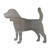 Beagle 2 Steel Cutout Shape, Raw Metal Wall Art and Craft Supply
